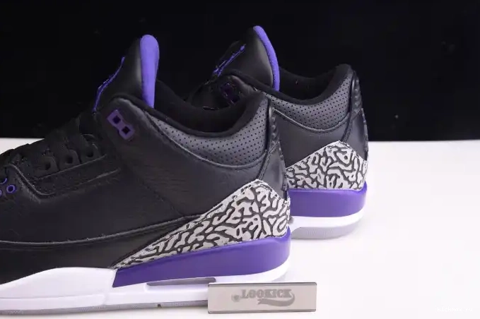 Cheap Kickmax Jordan Retro Black Court Air 3 CT8532-050 Purple 0620